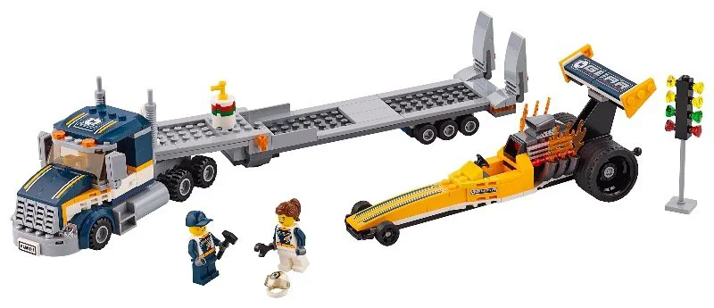 LEGO City - Dragster Transporter foto
