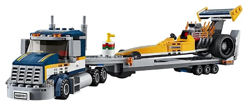 LEGO City - Dragster Transporter foto