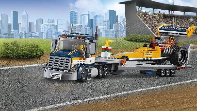 LEGO City - Dragster Transporter foto