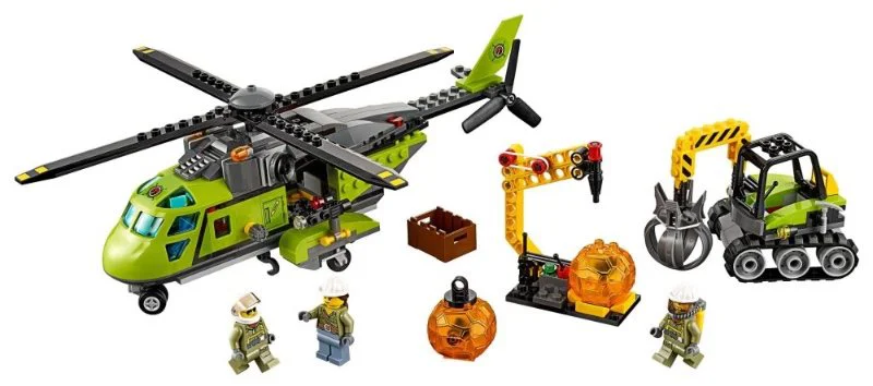 LEGO City - Грузовой вертолёт исследователей вулканов foto