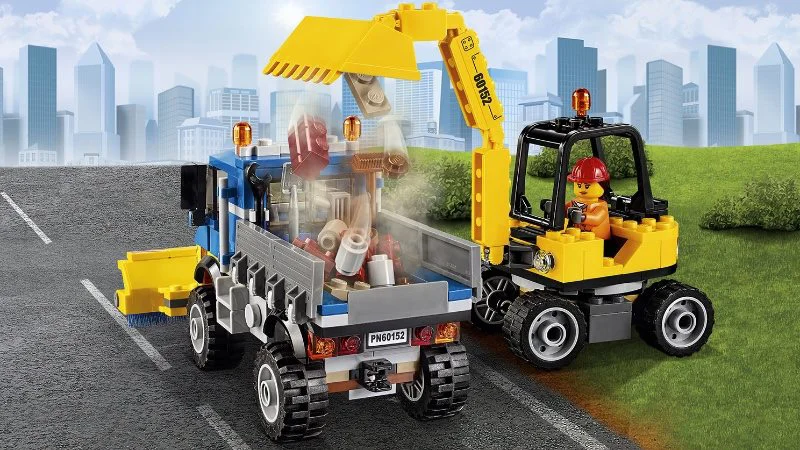 LEGO City - Sweeper and Excavator foto