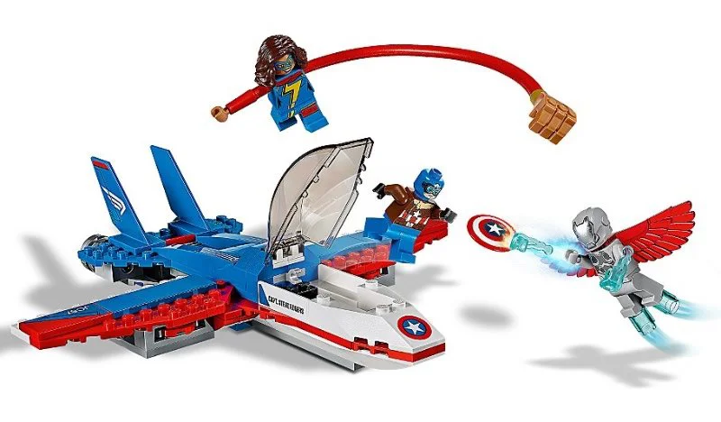 LEGO Super Heroes - Captain America Jet Pursuit foto