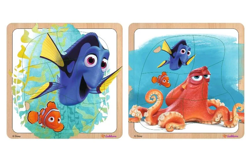 Puzzle din lemn Eichhorn "Dory" 20x20 cm, 8 piese foto