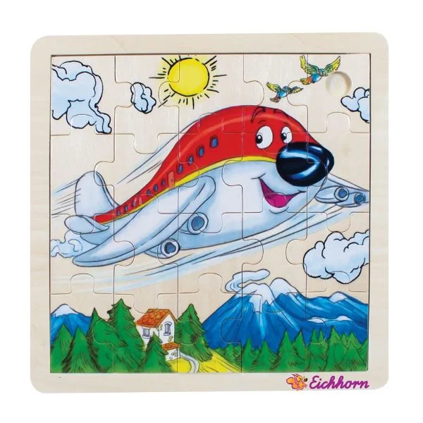Puzzle din lemn Eichhorn 20x20 cm, 21 piese foto