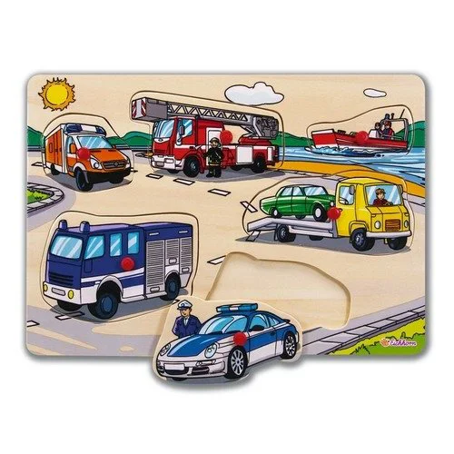 Puzzle din lemn Eichhorn 30x20 cm, 7 piese foto
