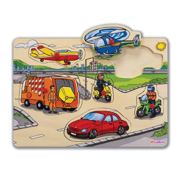 Puzzle din lemn Eichhorn 30x20 cm, 7 piese foto