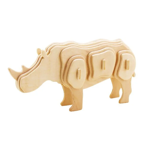 Puzzle din lemn 3D Eichhorn "Safari" 23x18.5 cm foto