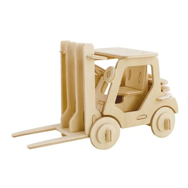 Puzzle din lemn 3D Eichhorn "Vehicles" 23x18.5 cm foto