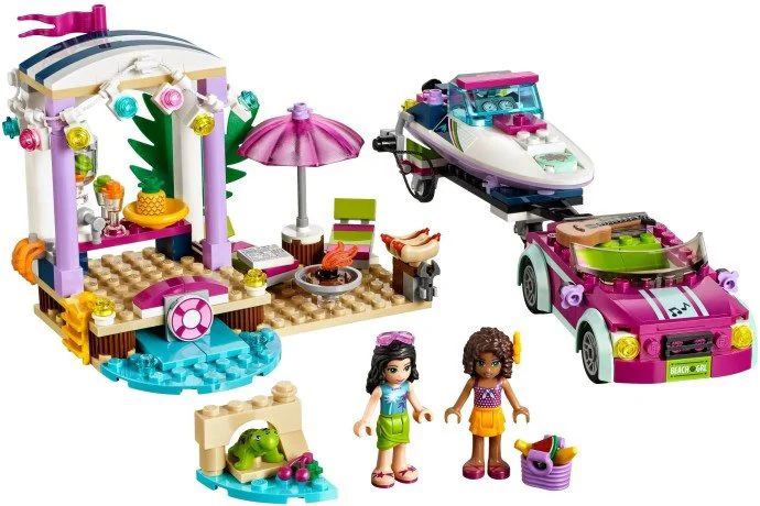 LEGO Friends - Andrea's Speedboat Transporter foto