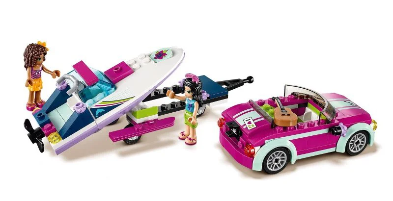 LEGO Friends - Andrea's Speedboat Transporter foto