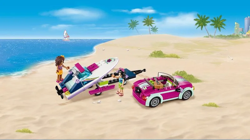 LEGO Friends - Andrea's Speedboat Transporter foto