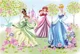 Puzzle Trefl Disney Princess Stroll through the garden, 60 piese foto