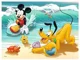 Puzzle Trefl Disney Mickey and Pluto at the beach, 30 piese foto