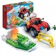 Constructor BanBao Fire Fireman Car and Boat foto