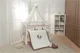 Set de lenjerie pentru patut Specialbaby GIGI Maro, 6 piese