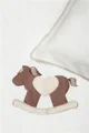 Set de lenjerie pentru patut Specialbaby GIGI Maro, 6 piese