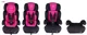 Scaun auto BabyGo Freemove Pink, 9-36 kg
