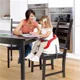 Scaun de masa 2 in 1 Bright Starts Ingenuity Poppy Red