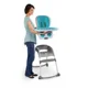 Scaun de masa 3 in 1 Bright Starts Ingenuity Trio SmartClean Aqua