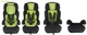 Scaun auto BabyGo Freemove Green, 9-36 kg
