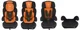 Scaun auto BabyGo Freemove Orange, 9-36 kg