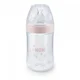 Бутылочка пластиковая NUK Nature Sense с силиконовой соской (6-18 мес.), 260 мл foto