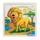 Puzzle din lemn Eichhorn 20x20 cm, 21 piese foto
