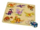 Puzzle din lemn Eichhorn "Dinosaurs" 30x22.5 cm, 10 piese foto