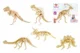 Puzzle din lemn 3D Eichhorn "Dinosaurs" 23x18.5 cm foto