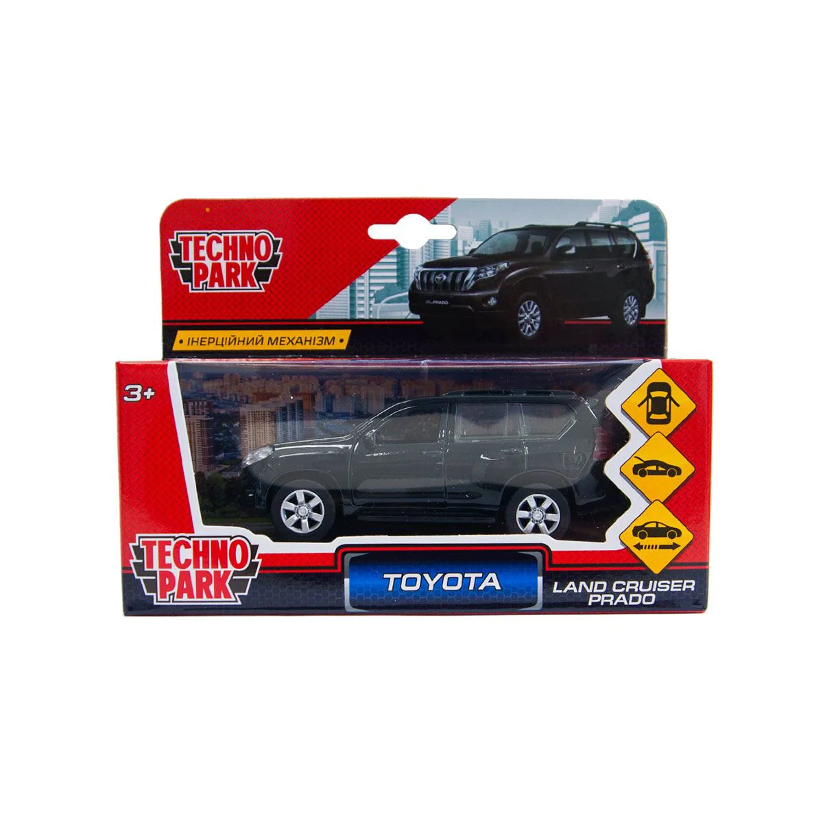 Masina cu inertie Technopark Toyota Prado, 1:32 foto