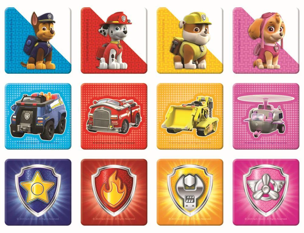 Puzzle Trefl 2 in 1 Memo Patrula Catelusilor foto