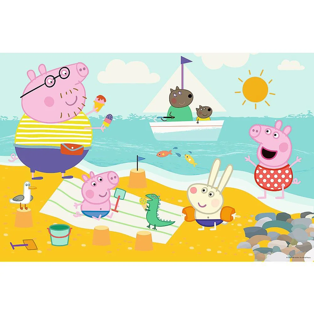 Puzzle Trefl Ziua Peppei Pig, 24 piese Super Maxi foto