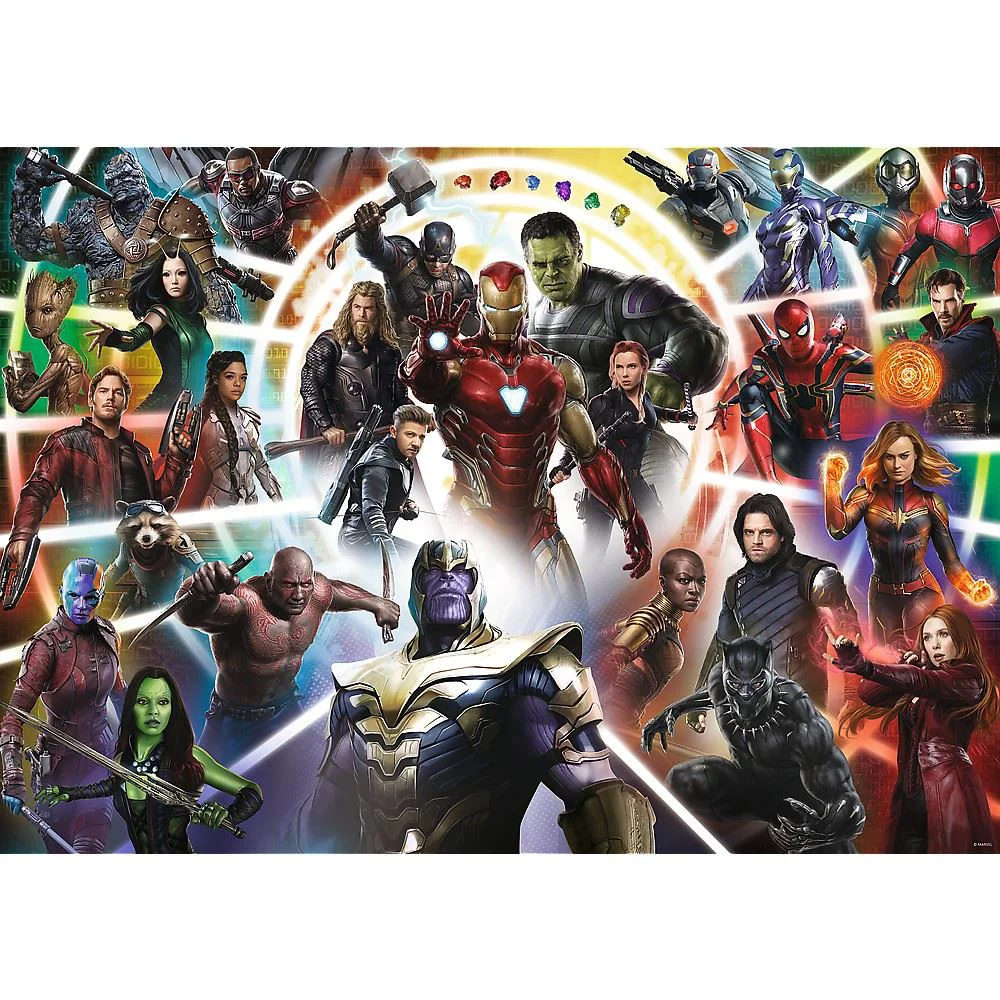 Puzzle Trefl Avengers: Sfarsitul jocului / Eroii Marvel, 1000 piese foto