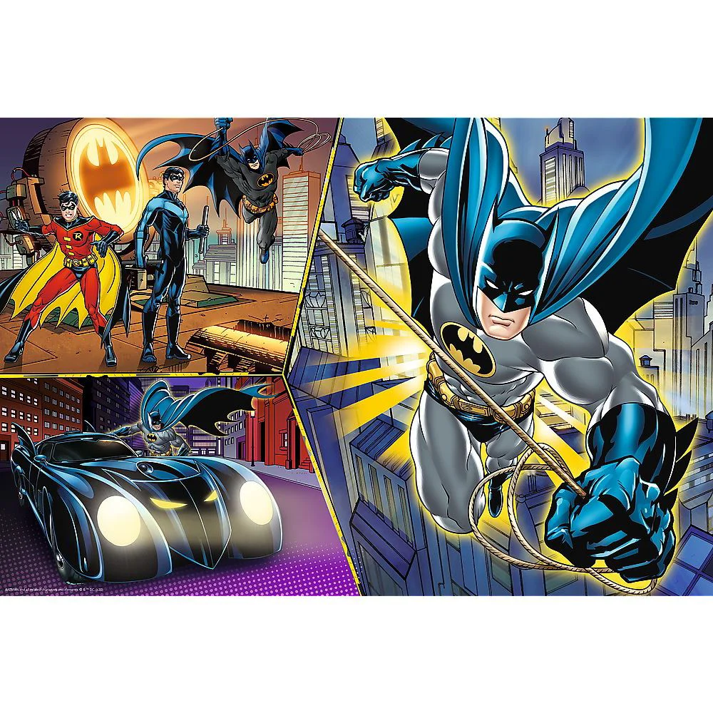 Puzzle Trefl Batman neinfricatul, 100 piese foto