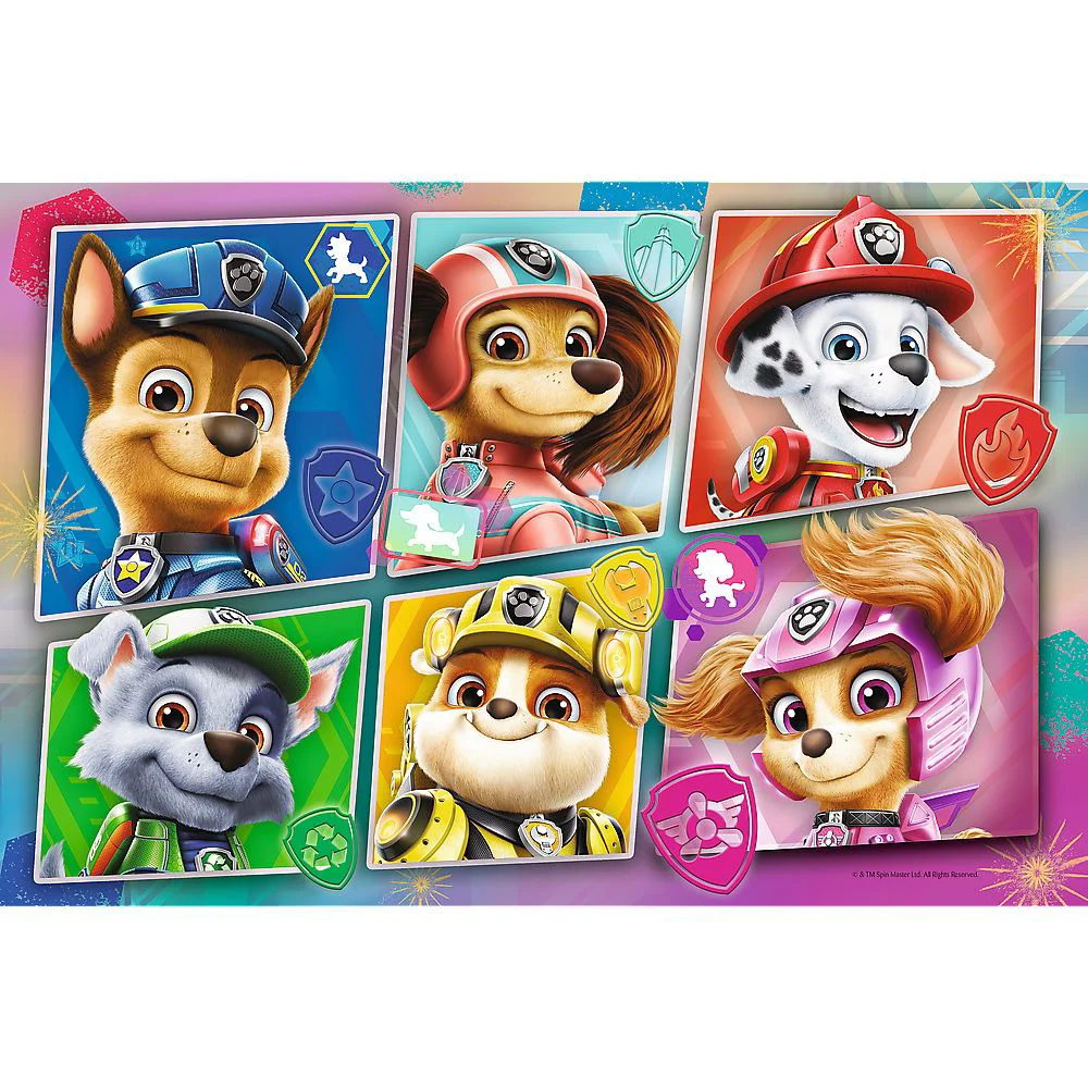 Puzzle Trefl Catelusii sunt gata de actiune, 60 piese foto