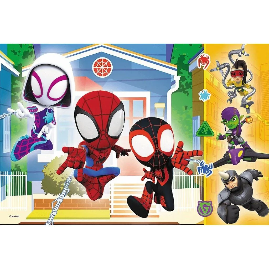 Puzzle Trefl Lumea lui Spidey, 60 piese foto