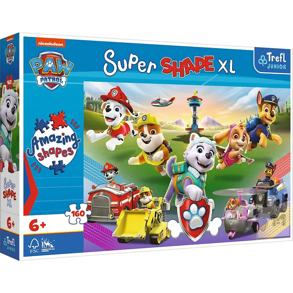 Puzzle Trefl Patrula catelusilor, 160 piese foto