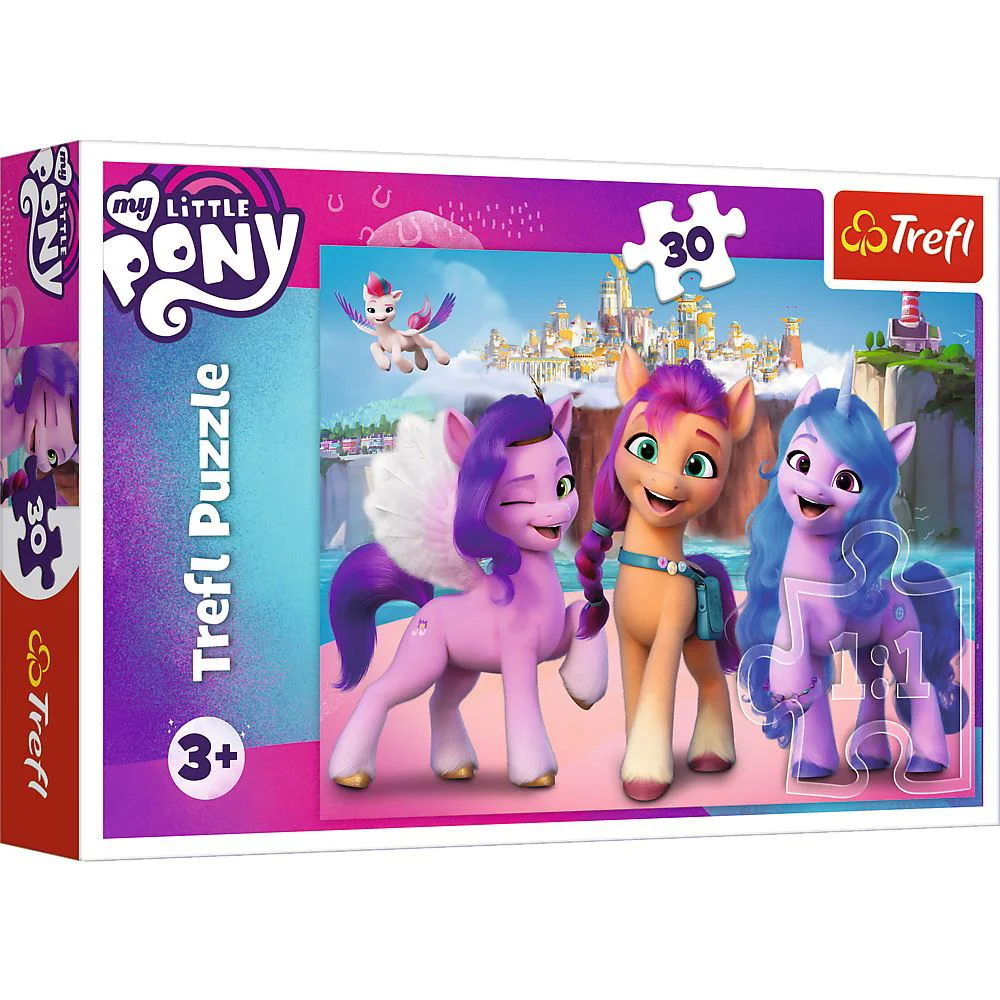 Puzzle Trefl Straluceste ca un ponei, 30 piese foto