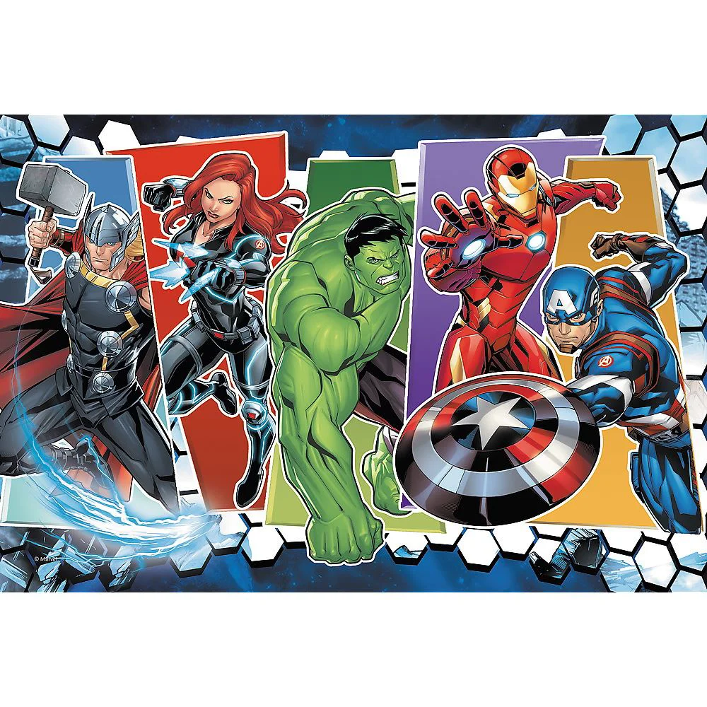 Puzzle Trefl The Avengers Invincibilii, 60 piese foto