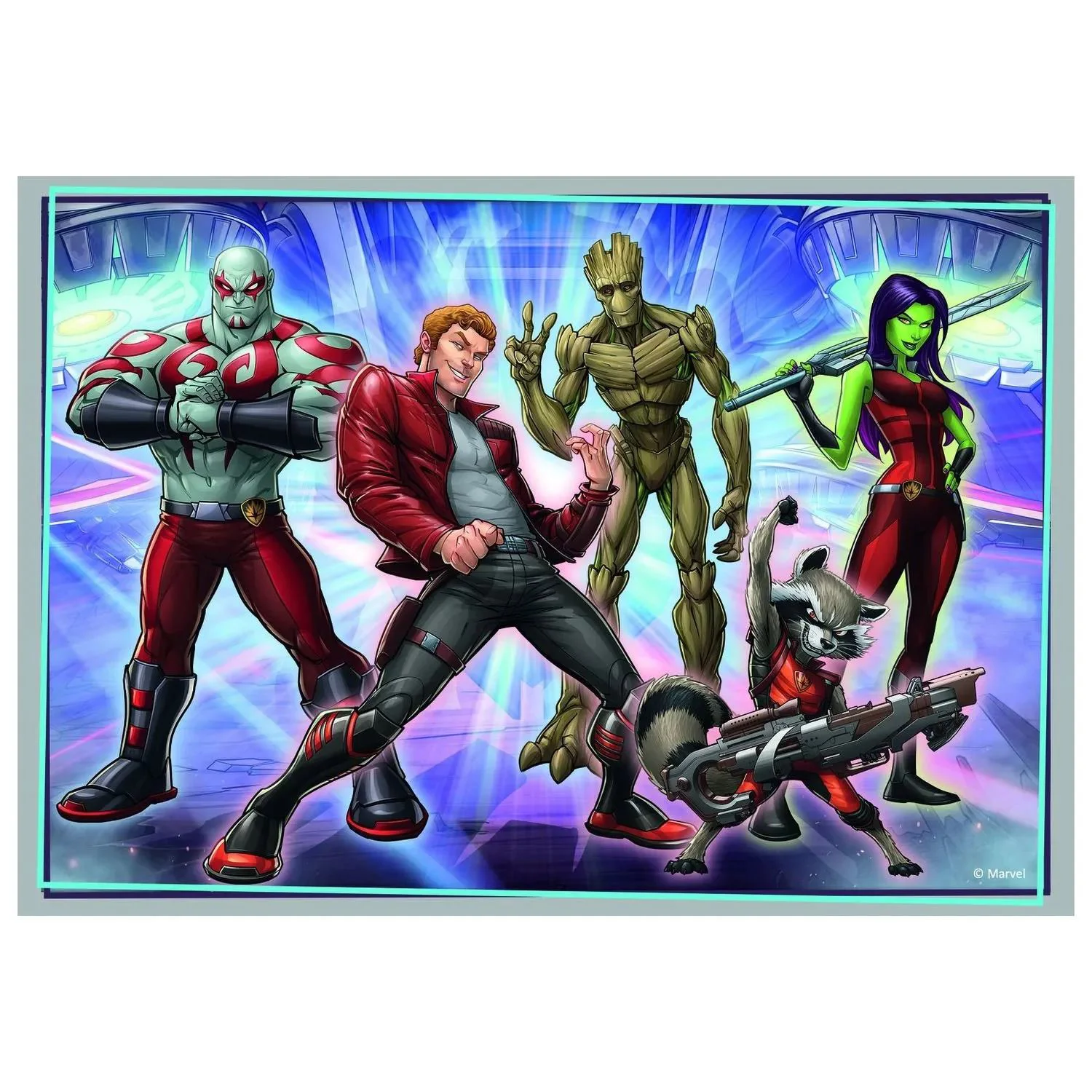 Пазл Trefl 10 в 1 Герои Marvel