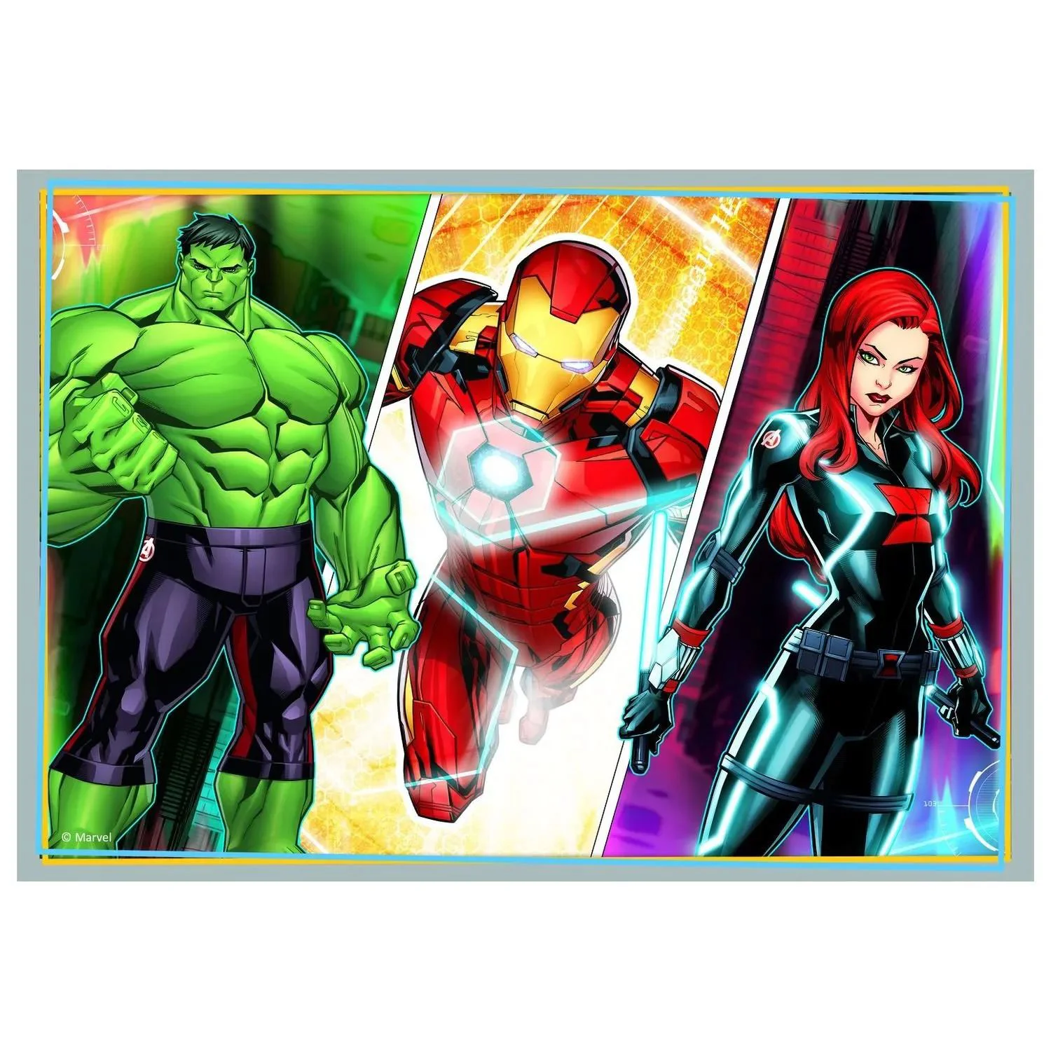 Пазл Trefl 10 в 1 Герои Marvel