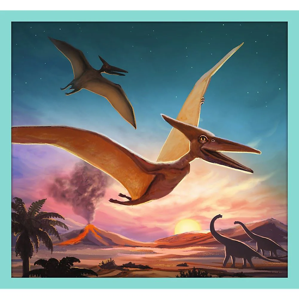 Puzzles Trefl 10 in 1 Lumea dinozaurilor foto