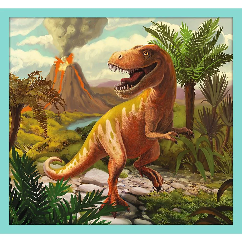 Puzzles Trefl 10 in 1 Lumea dinozaurilor foto