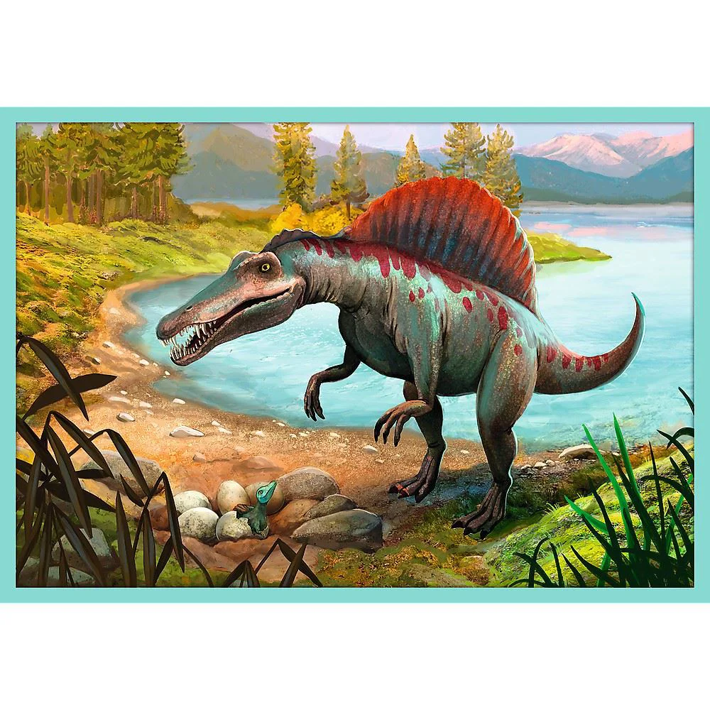 Puzzles Trefl 10 in 1 Lumea dinozaurilor foto