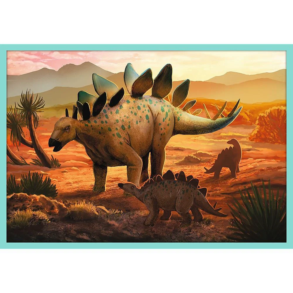 Puzzles Trefl 10 in 1 Lumea dinozaurilor foto