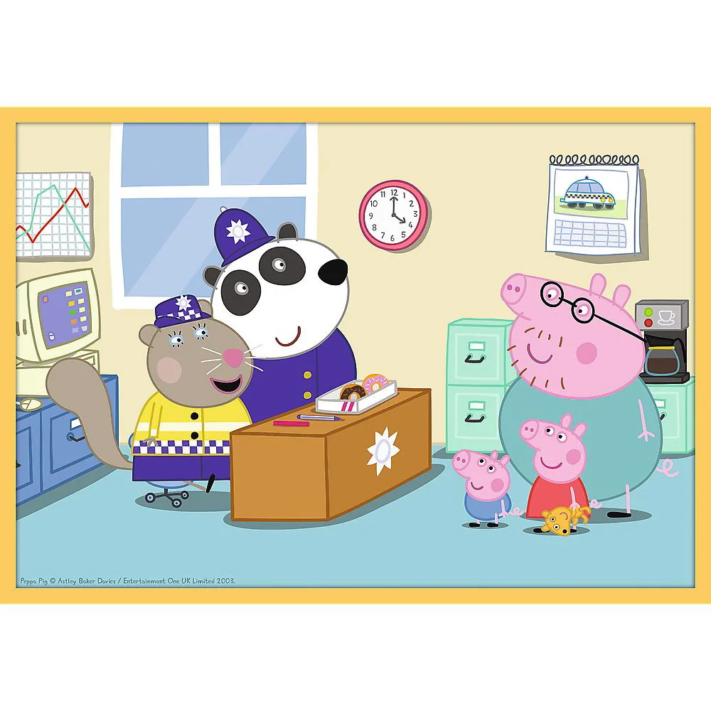 Puzzles Trefl 10 in 1 Intalneste-o pe Peppa Pig foto