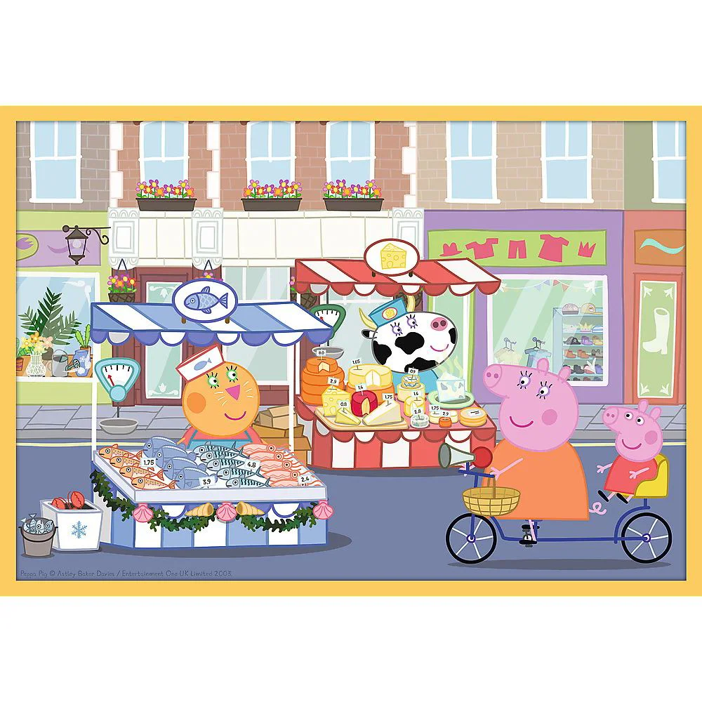 Puzzles Trefl 10 in 1 Intalneste-o pe Peppa Pig foto