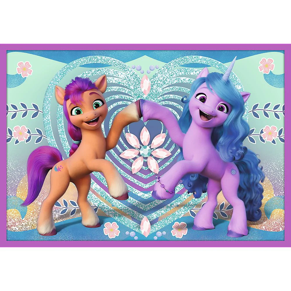 Puzzles Trefl 10 in 1 My Little Pony, Poneii Stralucitori foto