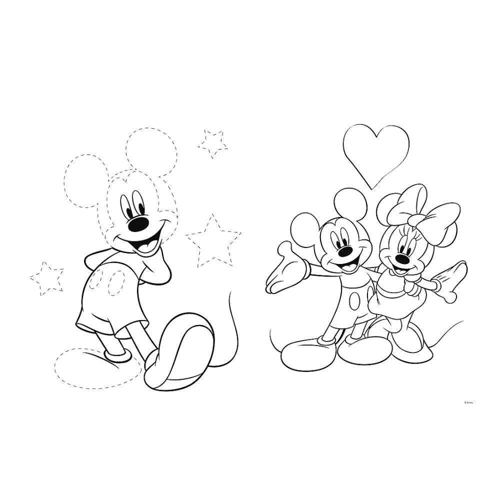 Puzzles Trefl Mickey in parcul de distractii, 24 piese Super Maxi foto