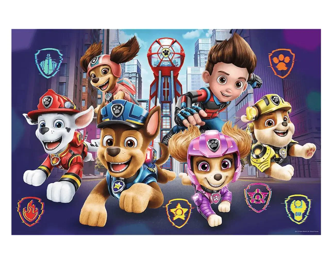 Puzzles Trefl O noua incercare pentru Patrula catelusilor, 24 piese Super Maxi foto